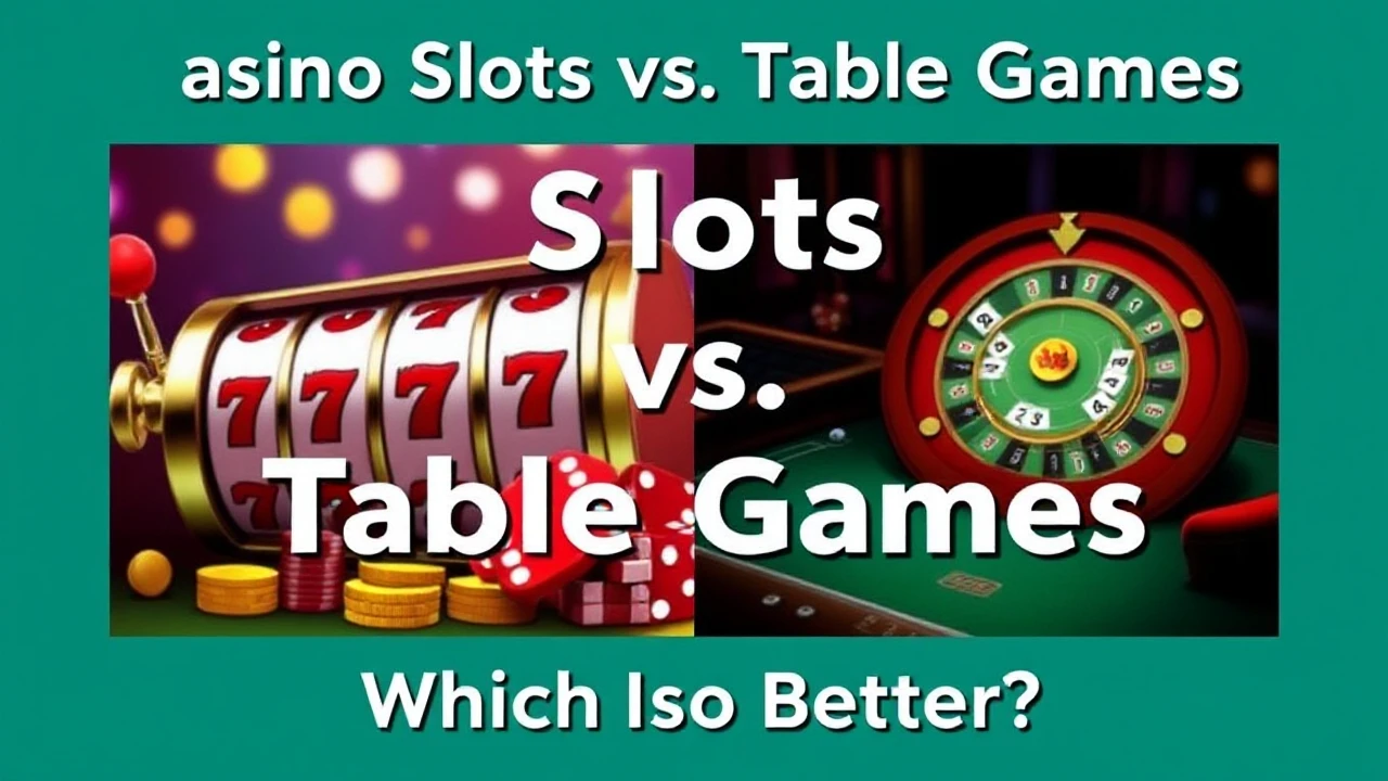 Casino Slots vs. Table Games: Which is Better?