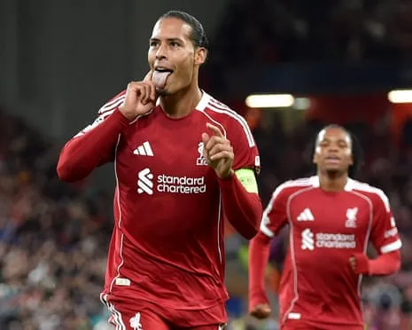 Van Dijk heads late decisive goal in clash with La Liga side